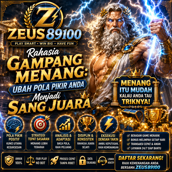 ZEUS89100 | Rahasia Gampang Menang: Ubah Pola Pikir Anda Menjadi Sang Juara